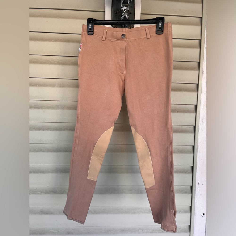 Equistar Stretch Horseback Riding Breeches Pants Beige/Tan Ladies 18
